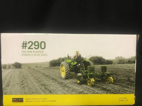 1/16 scale SpecCast Collectibles JD 290 2-Row Planter, NIB