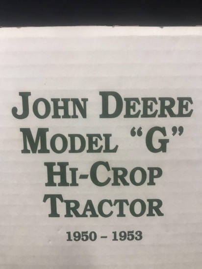 1/16 scale Ertl JD Model G Hi-Crop Tractor, NIB