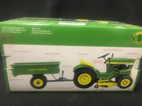 1/16 scale Ertl JD Model 110 Precision Lawn and Garden Tractor, NIB