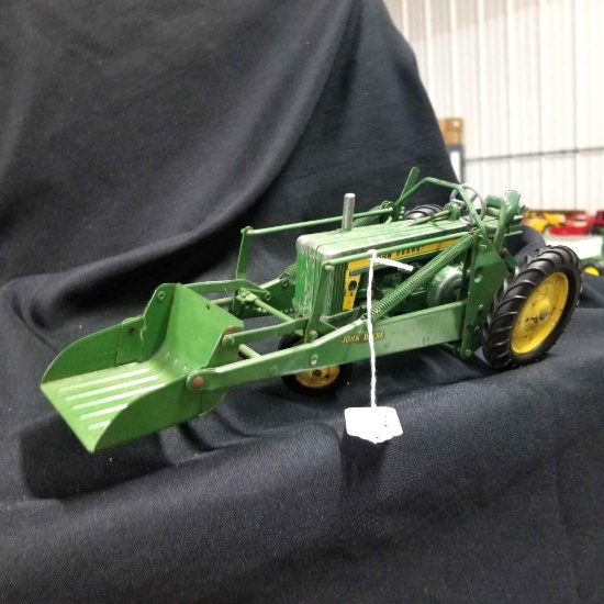 1/16 scale JD Tractor w/3pt. And Tru-Scale JD Loader