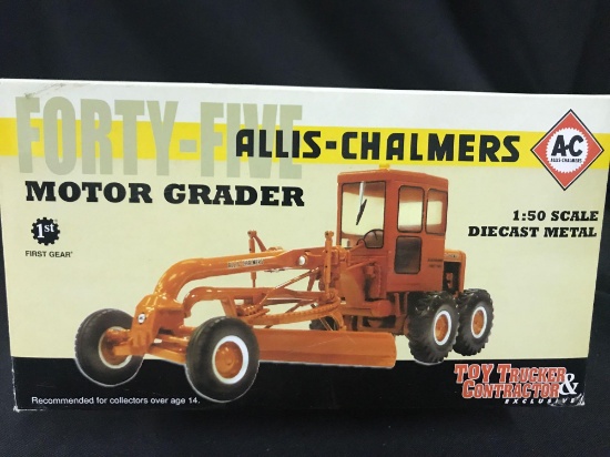1/50th Scale First Gear A-C 45 Motor Grader, NIB