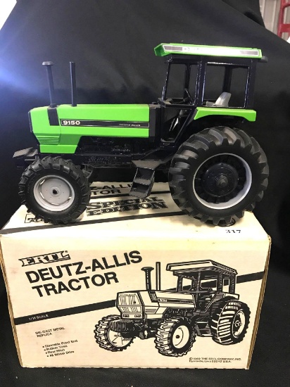 1/16 scale Ertl 1989 Collectors Edition Deutz-Allis 9150 MFD Tractor w/Box