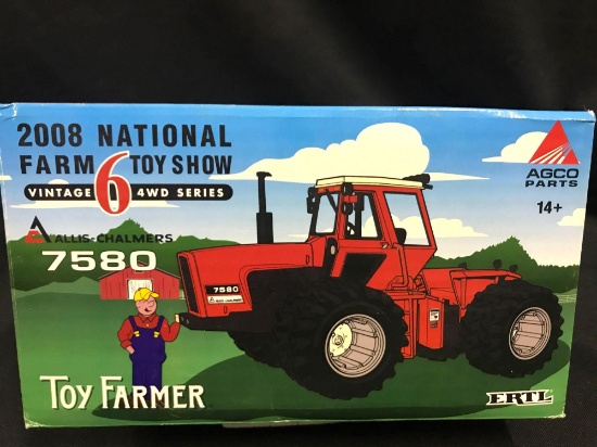 1/32 scale Ertl 2008 National Farm Toy Show A-C 7580 4WD Tractor, NIB