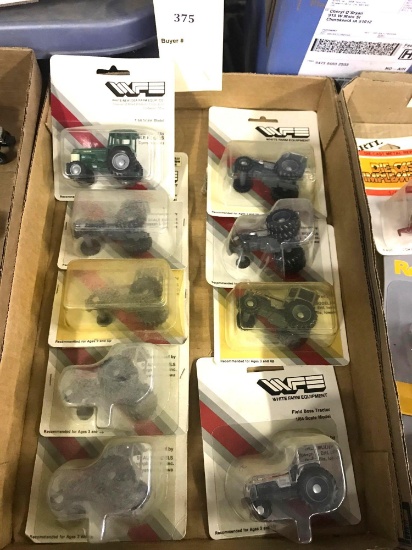 Assortment of 1/64 Scale Ertl WFE Tractors