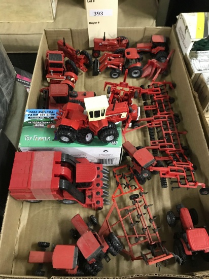 Assortment of 1/64 Scale Ertl IH and C-IH Farm Machinery