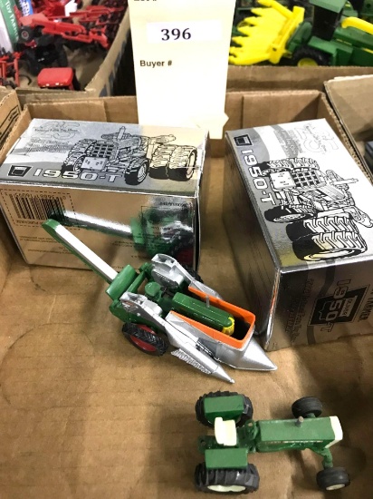 Assortment of 1/64 Scale Ertl Oliver Farm Tractors