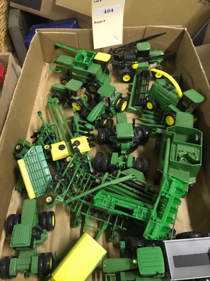 Assortment of 1/64 Scale Ertl JD Farm Machinery