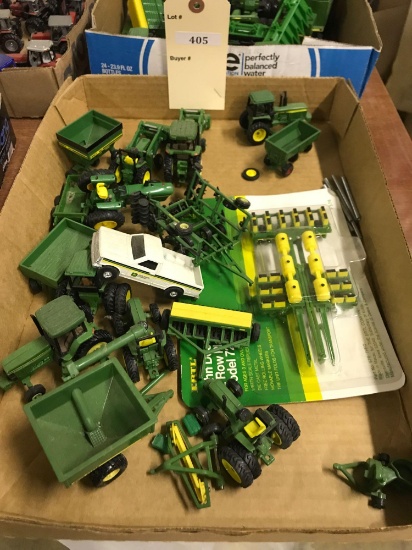 Assortment of 1/64 Scale Ertl JD Farm Machinery