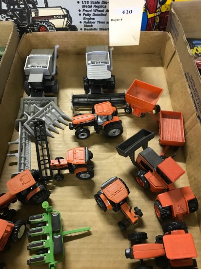 Assortment of 1/64 Scale Ertl Allis Chalmers Farm Machinery