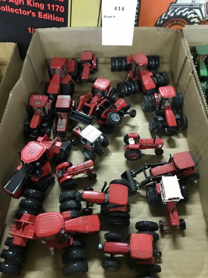 Assortment of 1/64 Scale Ertl C-IH Tractors