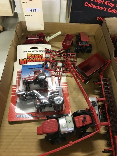Assortment of 1/64 Scale Ertl C-IH Farm Machinery