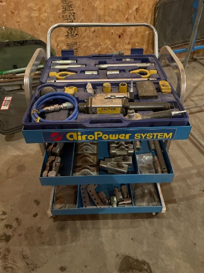 Cliro Air Power push and pull porta power system complete with many Clamps and accessories (Nice)