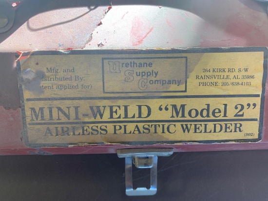 Urethane Supply Company...mini - weld "Model 2" Airless plastic welder, temperature control. SHIPPIN