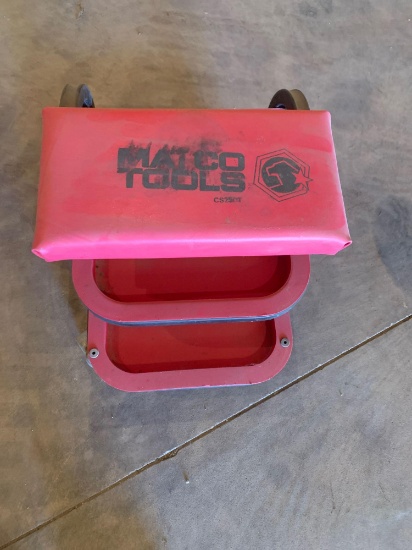 Matco roller seat with trays.