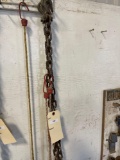 8' double hook light duty log chain.
