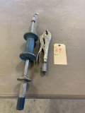 Back hammer and vise grip with back hammer. SHIPPING AVAILABLE