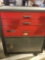 Montgomery Ward Tool Cabinet on Wheels 27'' W x 17'' D x 34'' T. NO SHIPPING AVAILABLE ON THIS LOT!