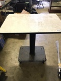 4-Wheel Stand w/Formica Top. NO SHIPPING AVAILABLE ON THIS LOT!