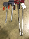 2-1' Bessey and 2-2' Bar Clamps