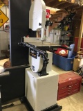 Delta Floor Model Band Saw w/Stand on Wheels. NO SHIPPING AVAILABLE ON THIS LOT!