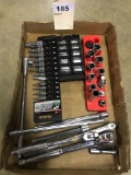 Assortment of Craftsman and Other Ratchet and Socket Sets