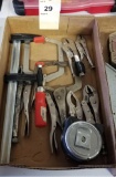 Pipe and Welding Clamps and Assortment of Vice Grip Wrenches