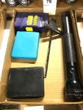 Assortment of Drill Bit Sets, Flashlight and More