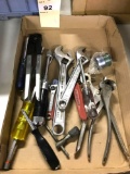 Crescent Wrenches and Assorted hand tools