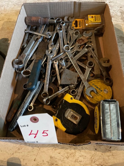 VARIETY OF WRENCHES and TAPE WRENCHES