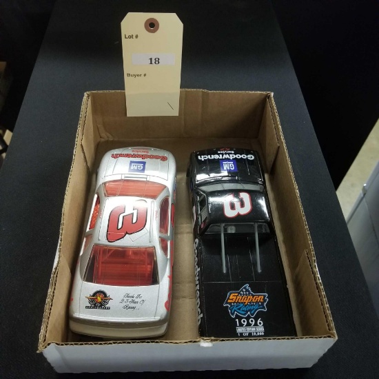 1/24 scale Dale Earnhardt, Racing Champions Truck and Hasbro 1998 Monte Carlo
