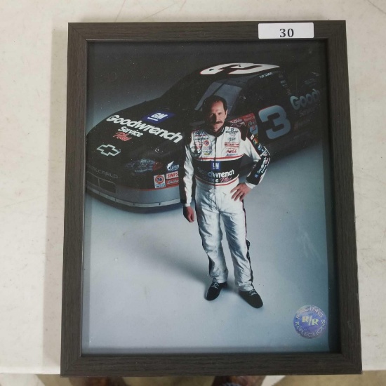 Dale Earnhardt Framed Picture, 9''x11''