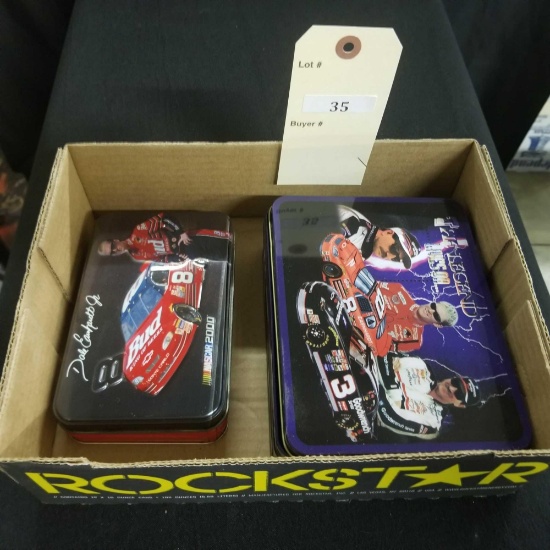Dale Earnhardt and Jr. Knife Set in Tin and More