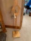 Wooden penguin quilt holder