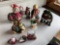 Battery operated penguin drummer and assorted figurines