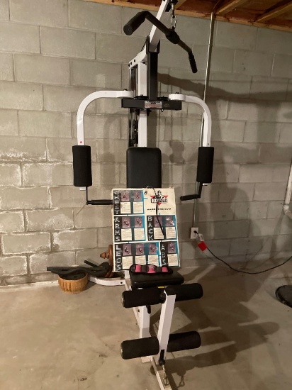 Body Solid Hard Core weight machine.