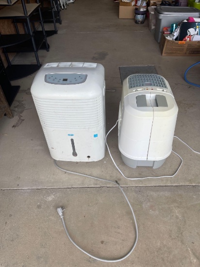 Aire dehumidifier, Sunbeam humidifier.