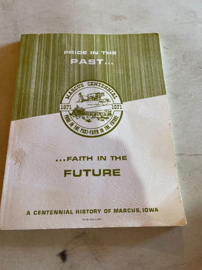 Marcus Centennial 1871-1971 "Pride in the Past"... "Faith in the Future" book, (soft cover and hard
