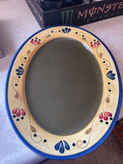 Home and garden party stoneware 4 place-setting of dishes and large platter.... Shipping