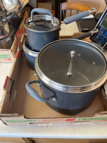 The Pampered Chef pots and pans.... Shipping