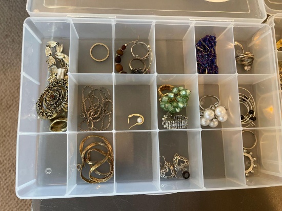 2 totes of misc. jewelry.... Shipping