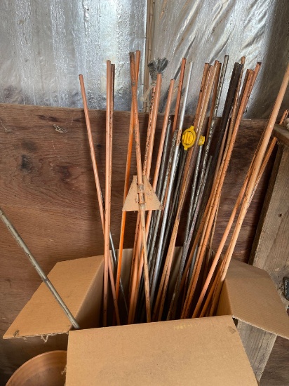 Approximately 40 electric fence post.