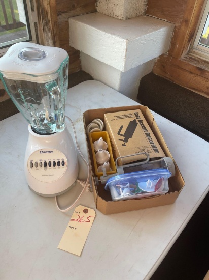 Osterizer Blender, cake decorating tools