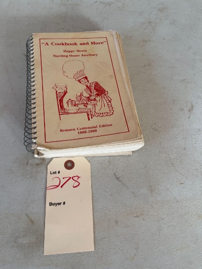 Remsen Happy Siesta Cookbook.... Shipping