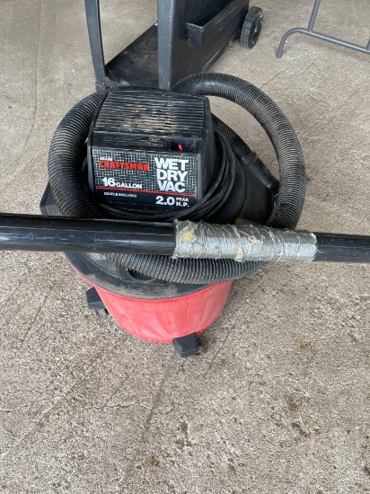 Seers craftsman wet/dry vac, 16 gallon.
