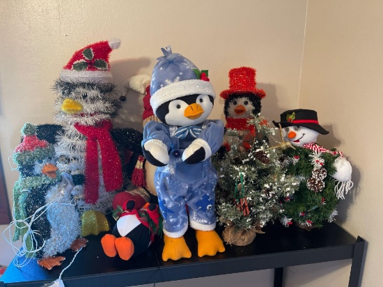 Penguin Christmas decorations