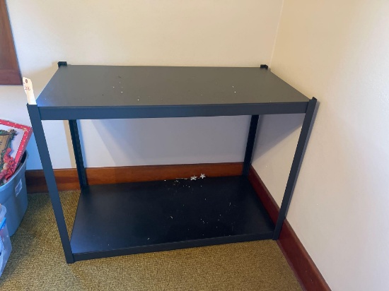 Metal shelf, 48 inches W 36 inches H 23.5 inches D