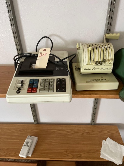 Casio electric calculator, Paymaster.... Shipping