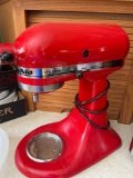 Kitchen Aid counter top mixer, Ultra Power, Model KSM90, 10 speed, mixing bowls and attachments (not