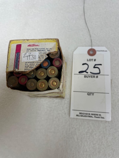 Approx.22 rounds of vintage paper Western Super X .410 gauge 3'' shotgun shells