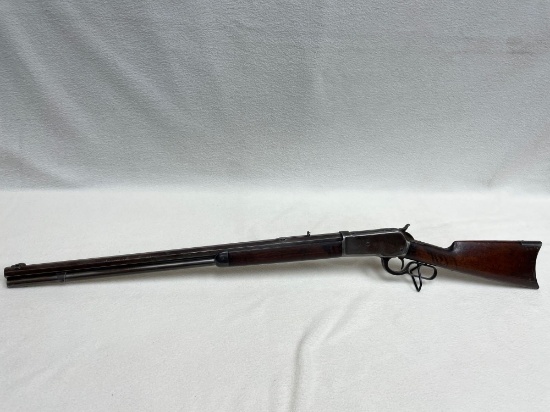 Winchester model 1886, caliber 38-56. Year 1889, octagon barrel, adjustable trigger needs firing pin